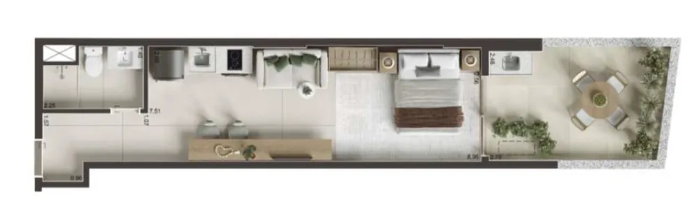 Apartamento, 1 quarto, 41 m² - Foto 23