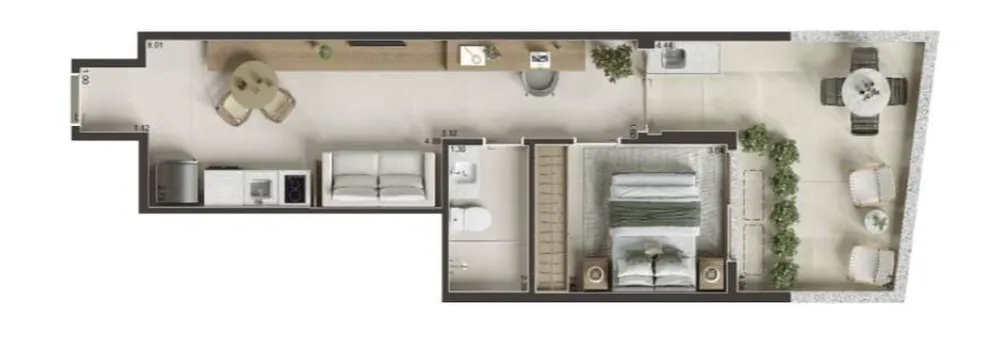 Apartamento, 1 quarto, 41 m² - Foto 29