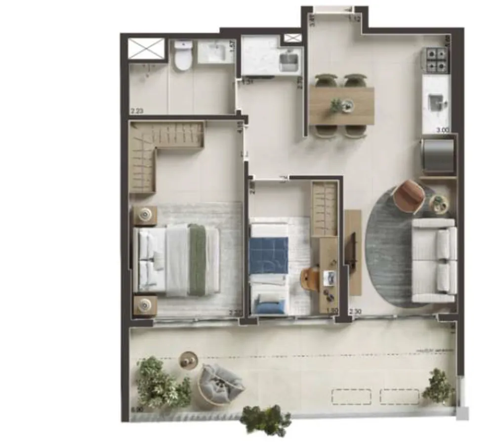 Apartamento, 1 quarto, 41 m² - Foto 34