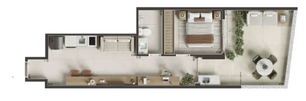 Apartamento, 1 quarto, 41 m² - Foto 30