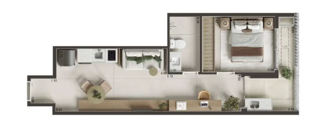 Apartamento, 1 quarto, 41 m² - Foto 27
