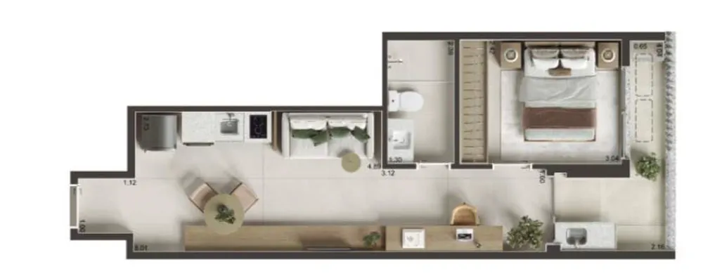 Apartamento, 1 quarto, 41 m² - Foto 25
