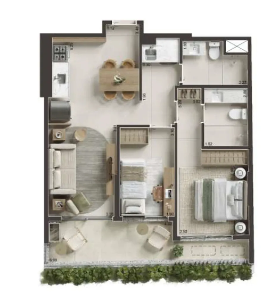 Apartamento, 1 quarto, 41 m² - Foto 33