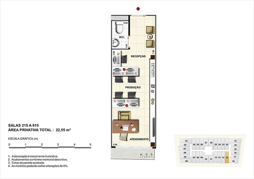 Conjunto Comercial-Sala à venda, 20m² - Foto 13