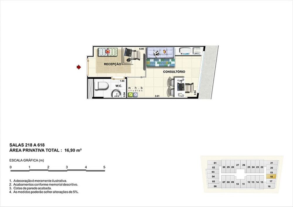 Conjunto Comercial-Sala à venda, 20m² - Foto 6