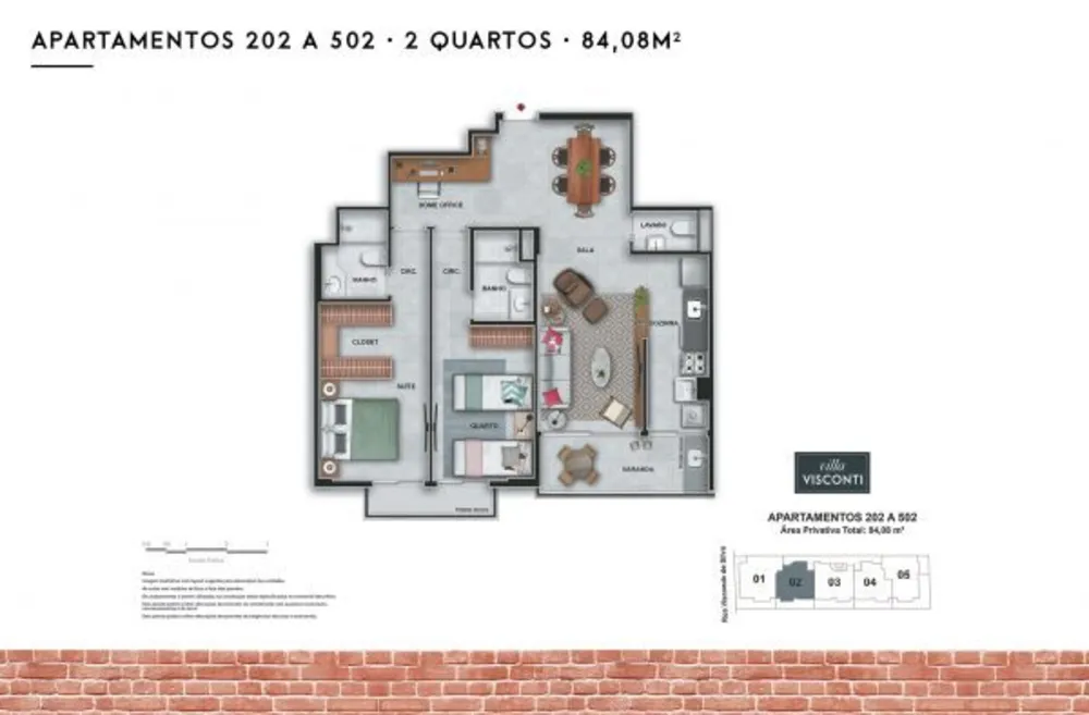 Apartamento, 2 quartos, 78 m² - Foto 44
