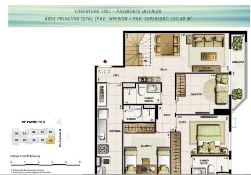 Apartamento, 3 quartos, 82 m² - Foto 49