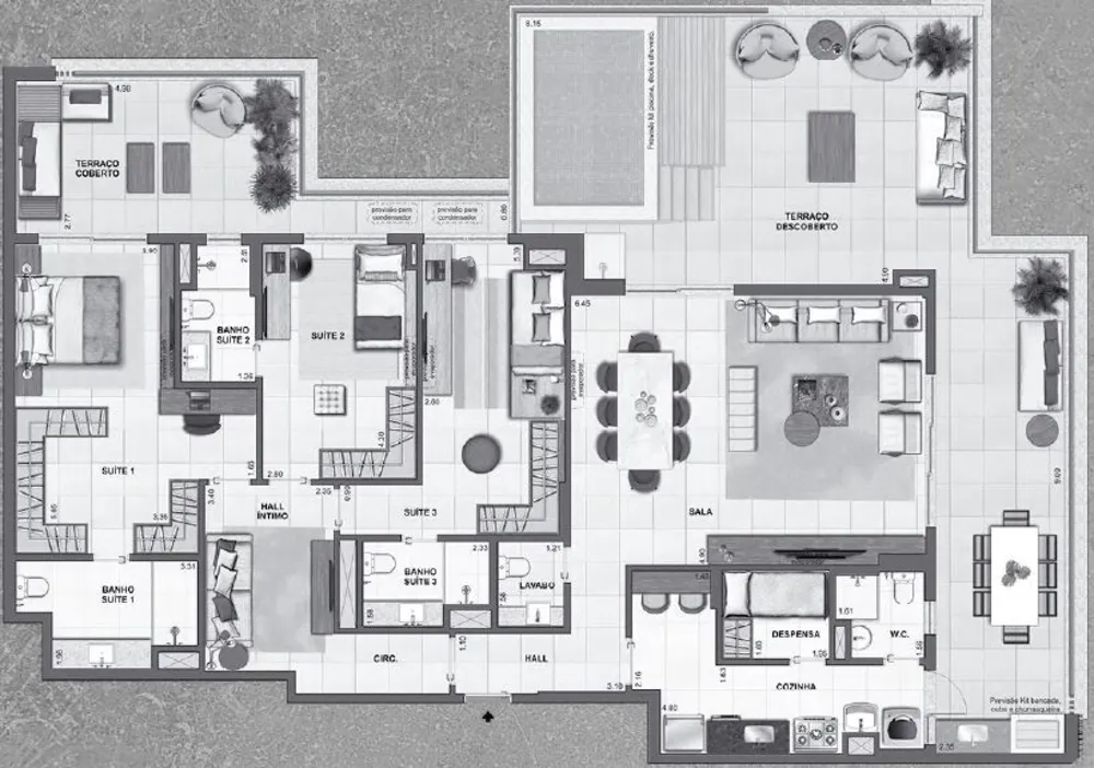 Apartamento, 3 quartos, 137 m² - Foto 50