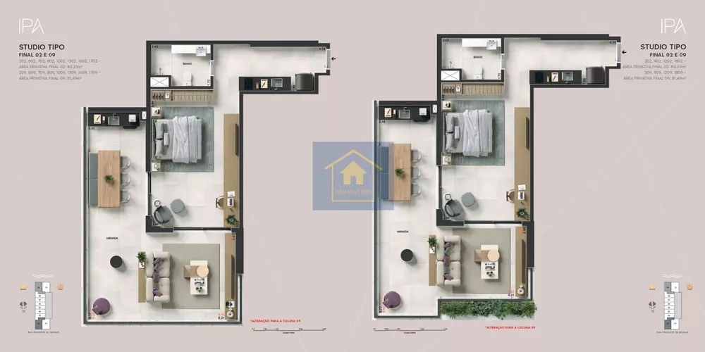 Apartamento, 1 quarto, 47 m² - Foto 9