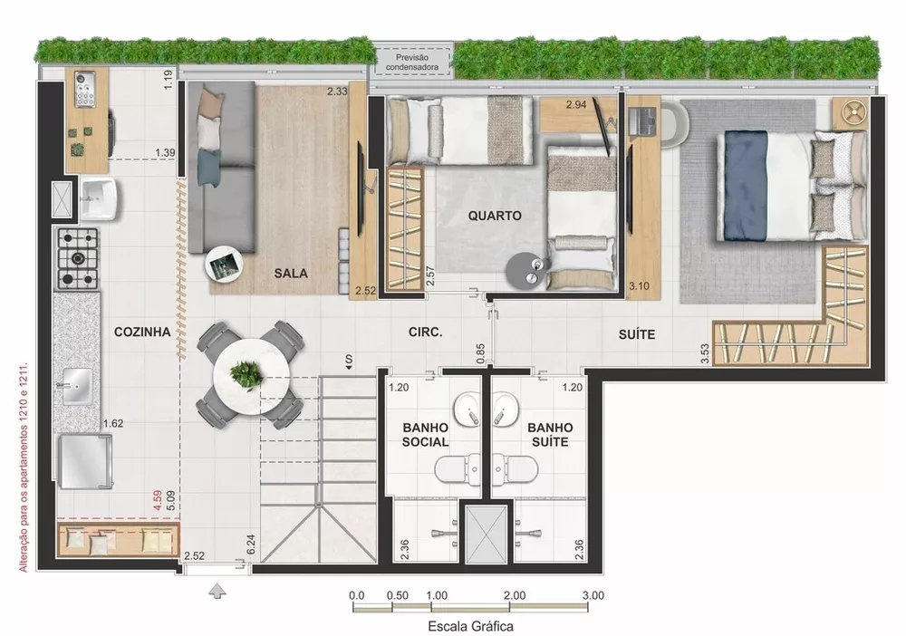 Apartamento, 2 quartos, 60 m² - Foto 21
