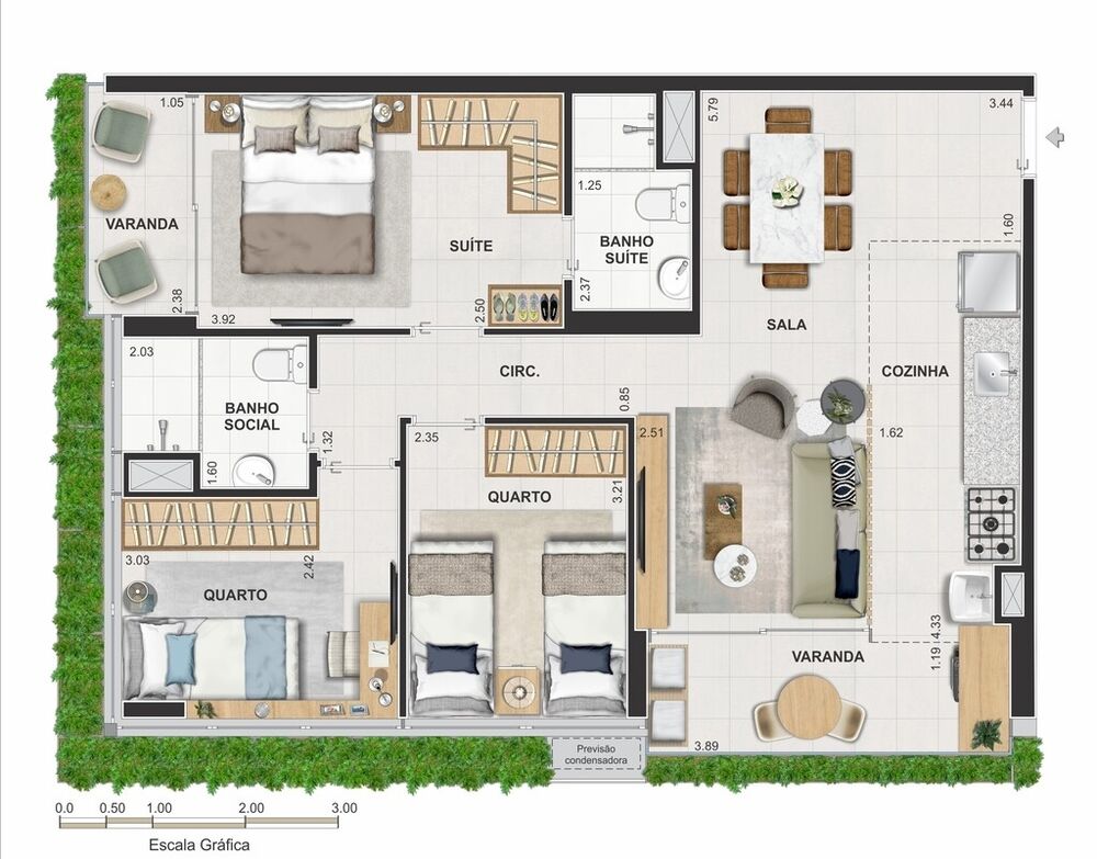 Apartamento, 2 quartos, 60 m² - Foto 56