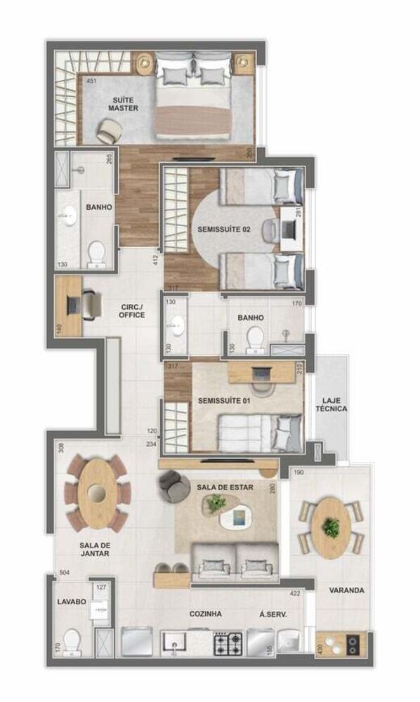 Apartamento, 2 quartos, 74 m² - Foto 70