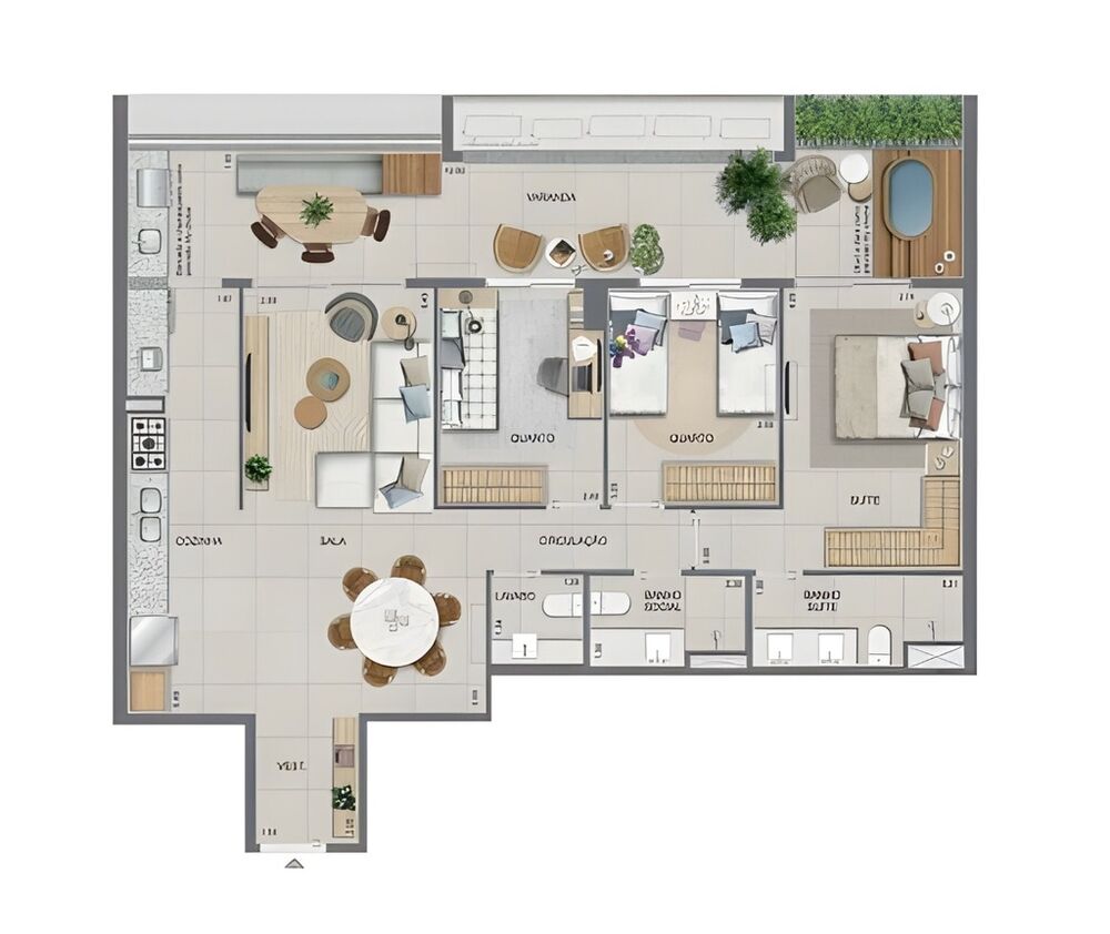 Apartamento à venda com 3 quartos, 125m² - Foto 21