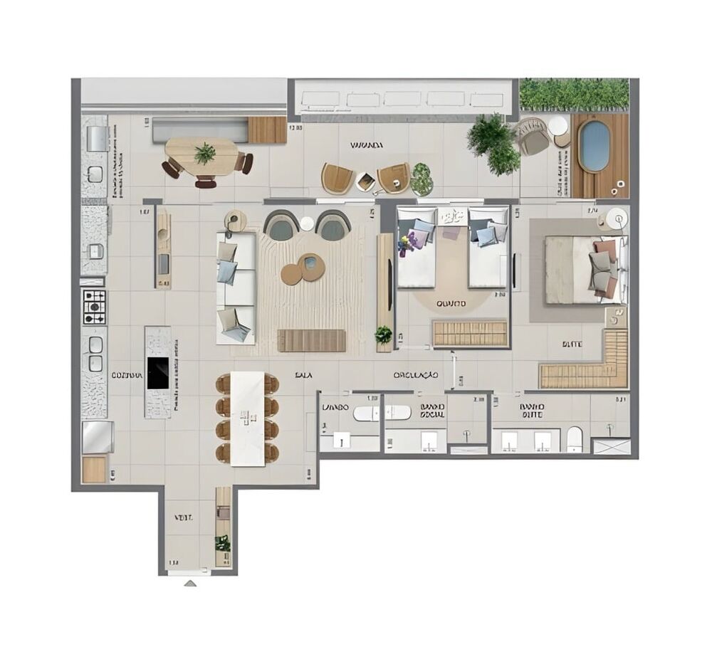 Apartamento à venda com 3 quartos, 125m² - Foto 23