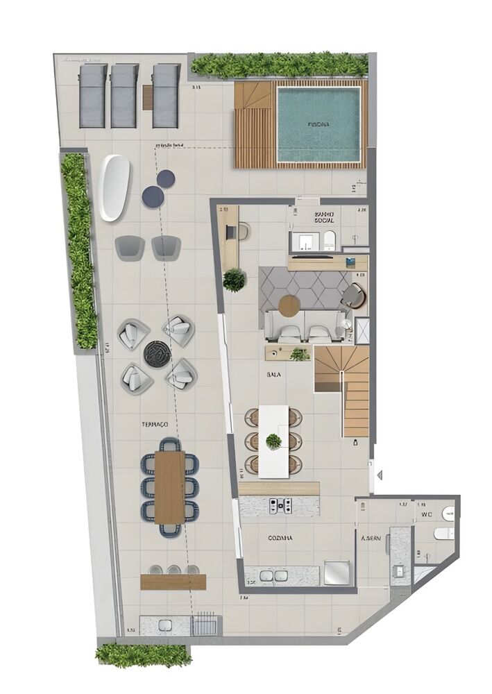 Apartamento à venda com 3 quartos, 125m² - Foto 37