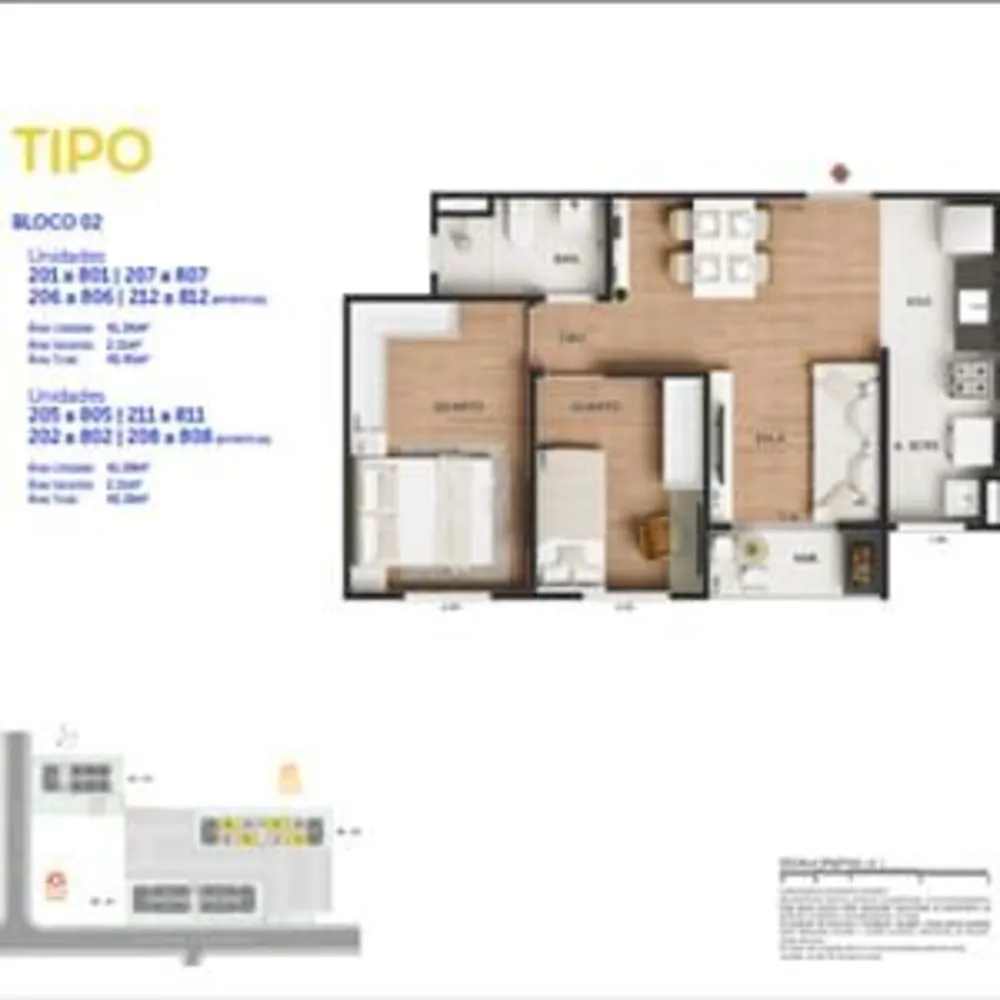 Apartamento, 2 quartos, 45 m² - Foto 37