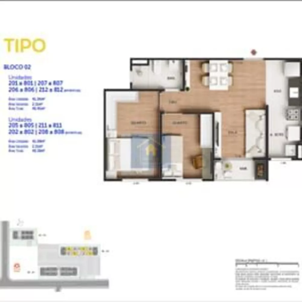 Apartamento, 2 quartos, 45 m² - Foto 19