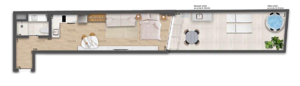 Cobertura, 1 quarto, 62 m² - Foto 20