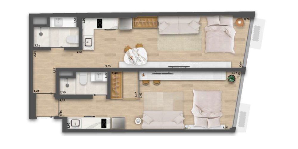 Cobertura, 1 quarto, 62 m² - Foto 27