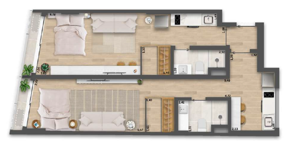 Cobertura, 1 quarto, 62 m² - Foto 28
