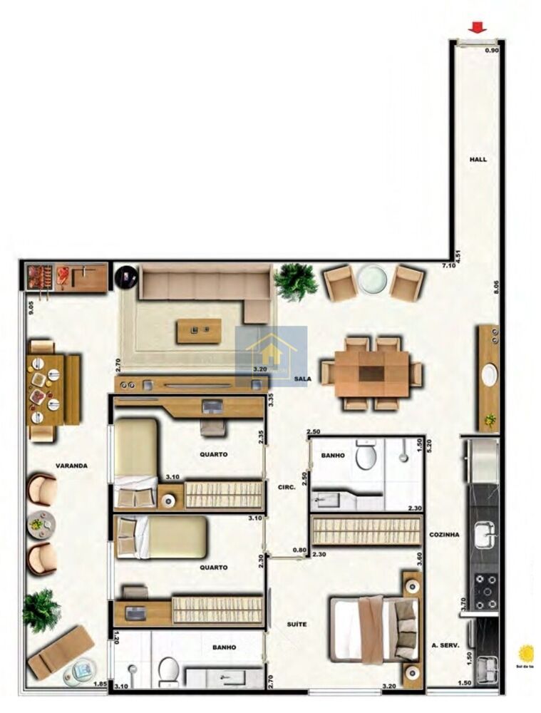 Cobertura à venda com 3 quartos, 160m² - Foto 10