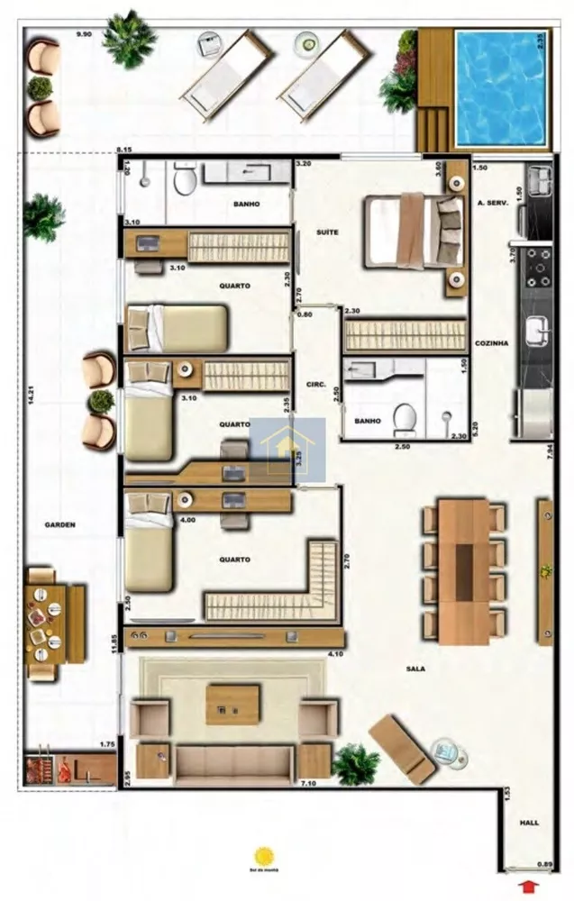 Cobertura, 3 quartos, 160 m² - Foto 38