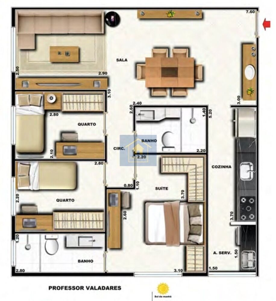 Cobertura à venda com 3 quartos, 160m² - Foto 8