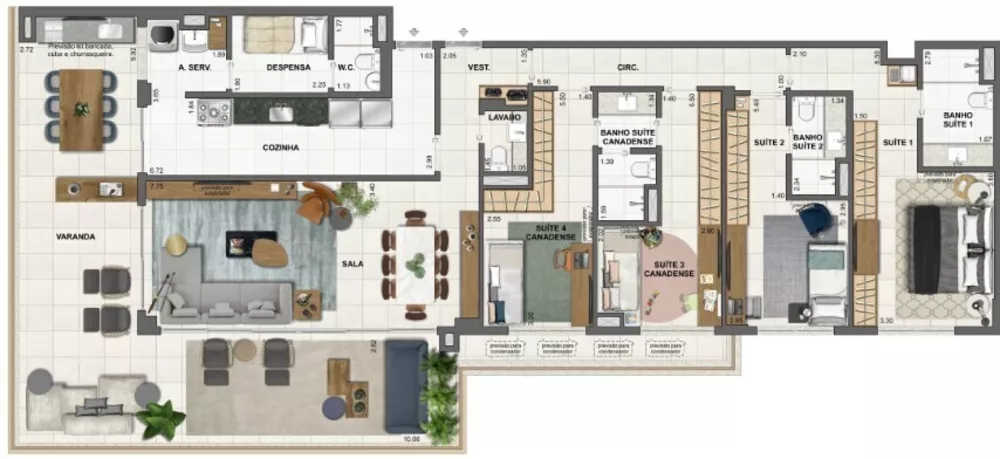 Apartamento, 3 quartos, 169 m² - Foto 63