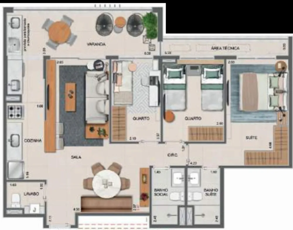 Apartamento, 3 quartos, 154 m² - Foto 42