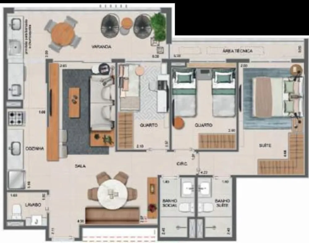 Apartamento, 3 quartos, 154 m² - Foto 41