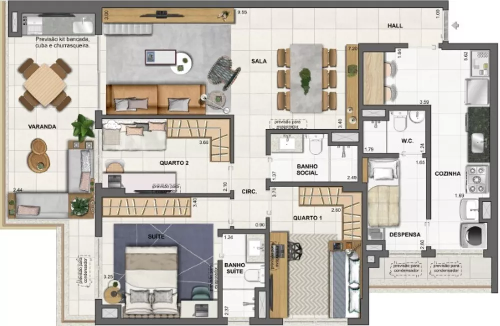 Apartamento, 4 quartos, 165 m² - Foto 56