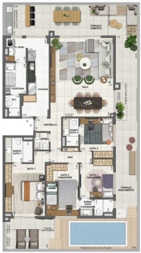 Apartamento, 4 quartos, 165 m² - Foto 46