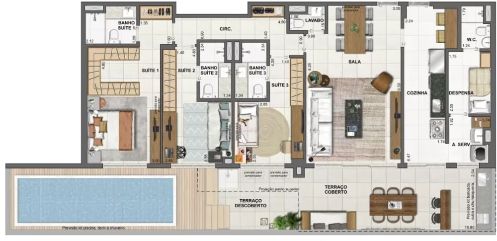 Apartamento, 4 quartos, 165 m² - Foto 47