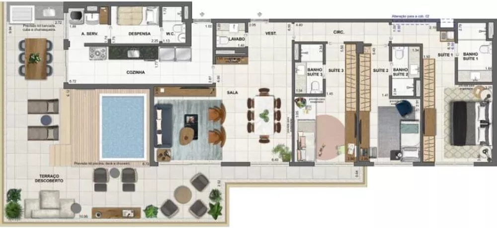Apartamento, 4 quartos, 165 m² - Foto 48