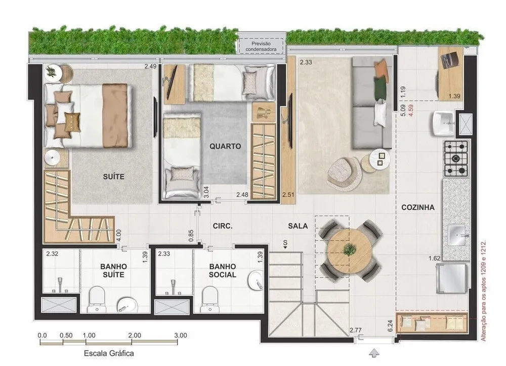 Apartamento, 3 quartos, 74 m² - Foto 86