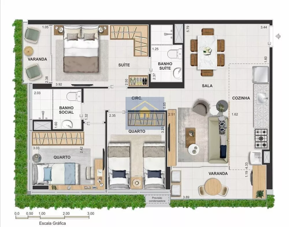 Apartamento, 3 quartos, 74 m² - Foto 37