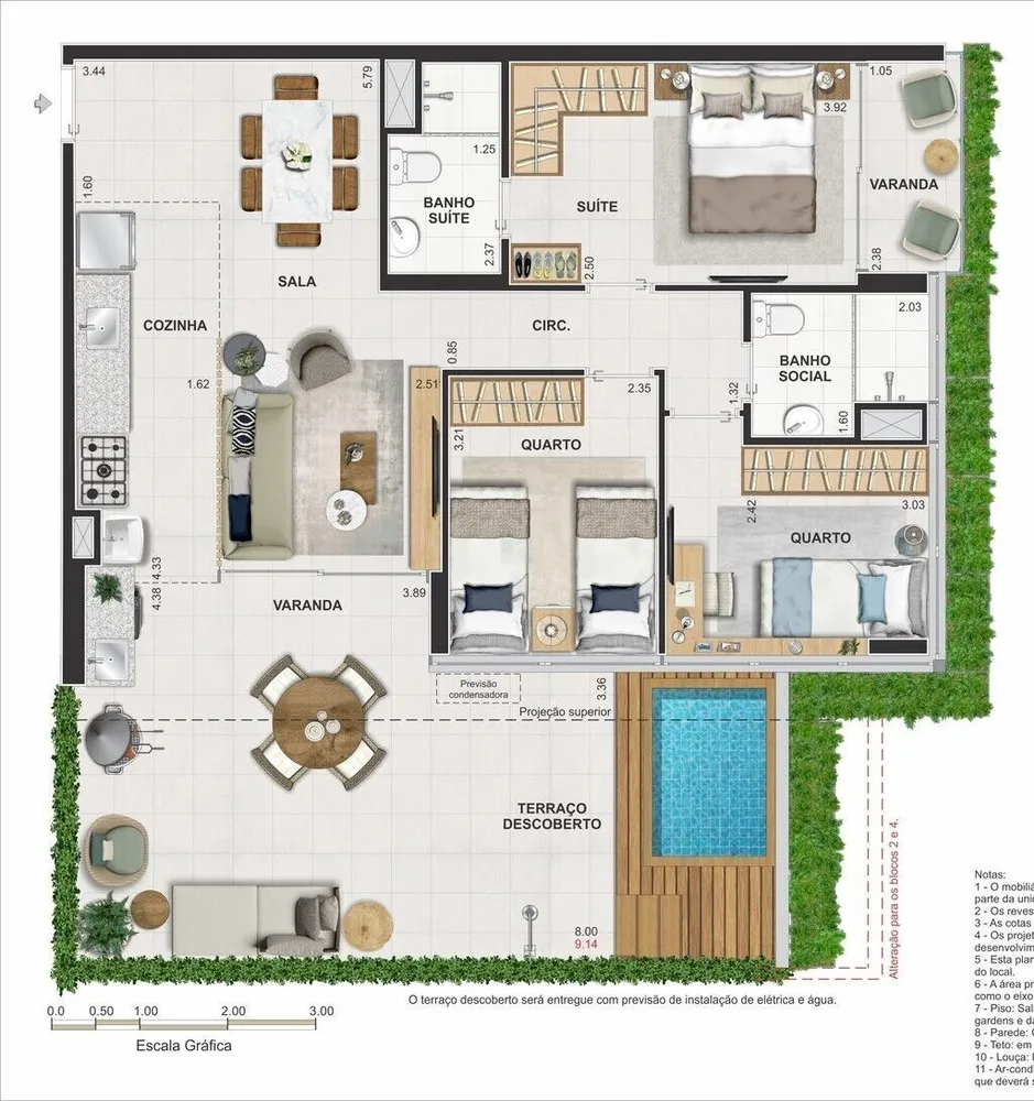 Apartamento, 3 quartos, 74 m² - Foto 79