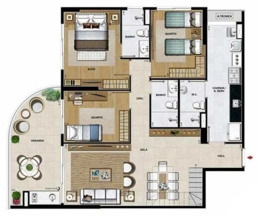 Cobertura, 5 quartos, 265 m² - Foto 43