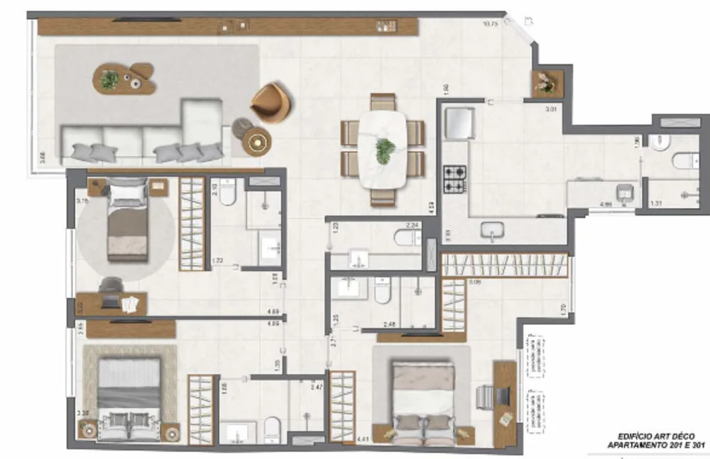 Apartamento, 2 quartos, 62 m² - Foto 56