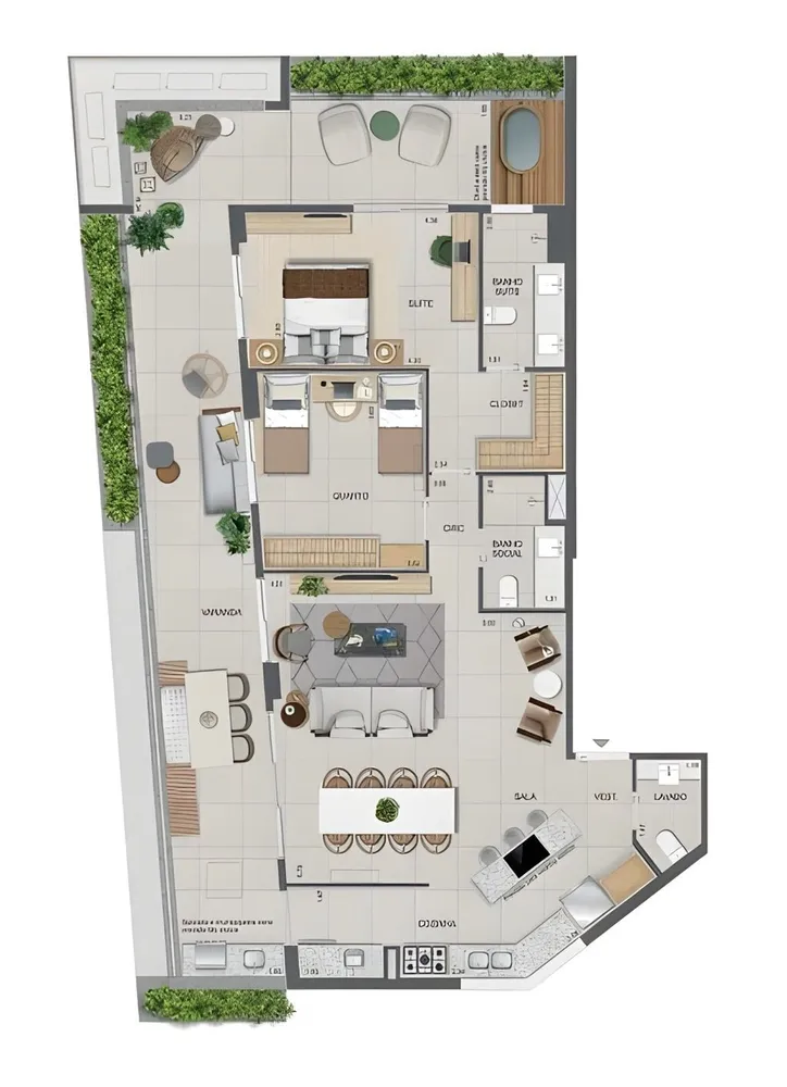 Cobertura, 4 quartos, 332 m² - Foto 26