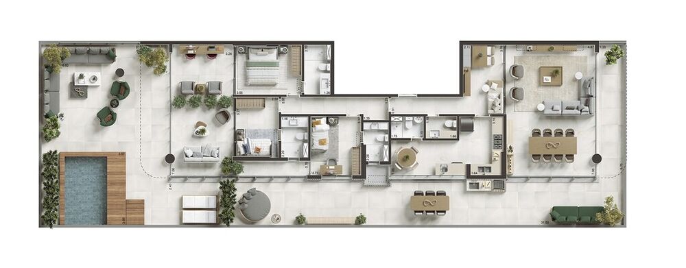 Apartamento, 3 quartos, 304 m² - Foto 3