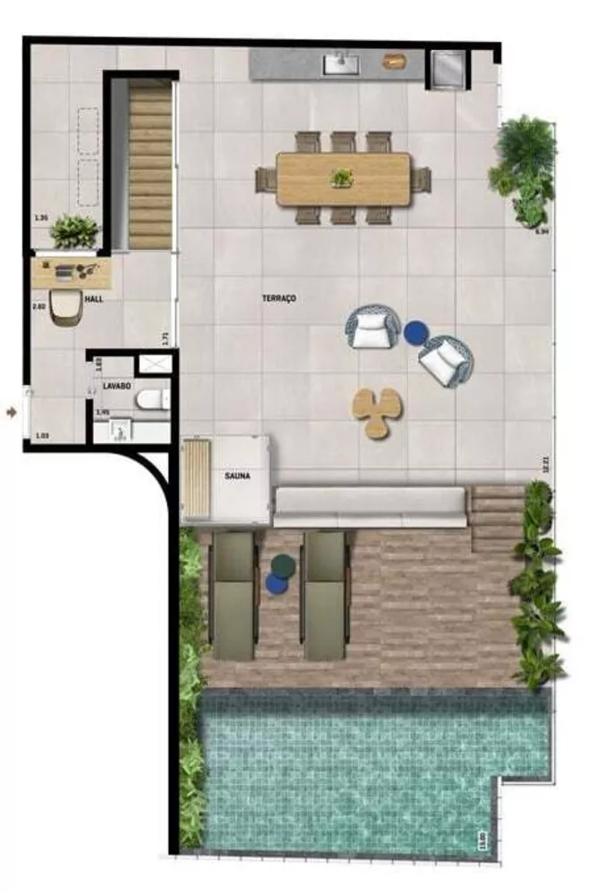 Apartamento, 3 quartos, 133 m² - Foto 43
