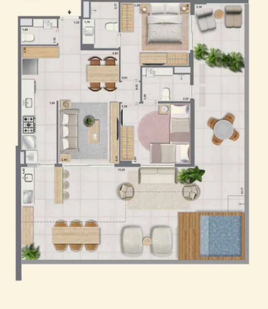Apartamento, 2 quartos, 81 m² - Foto 69