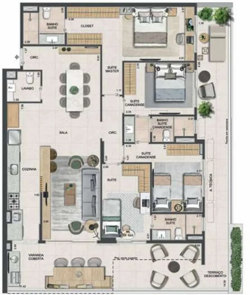 Apartamento, 2 quartos, 133 m² - Foto 1