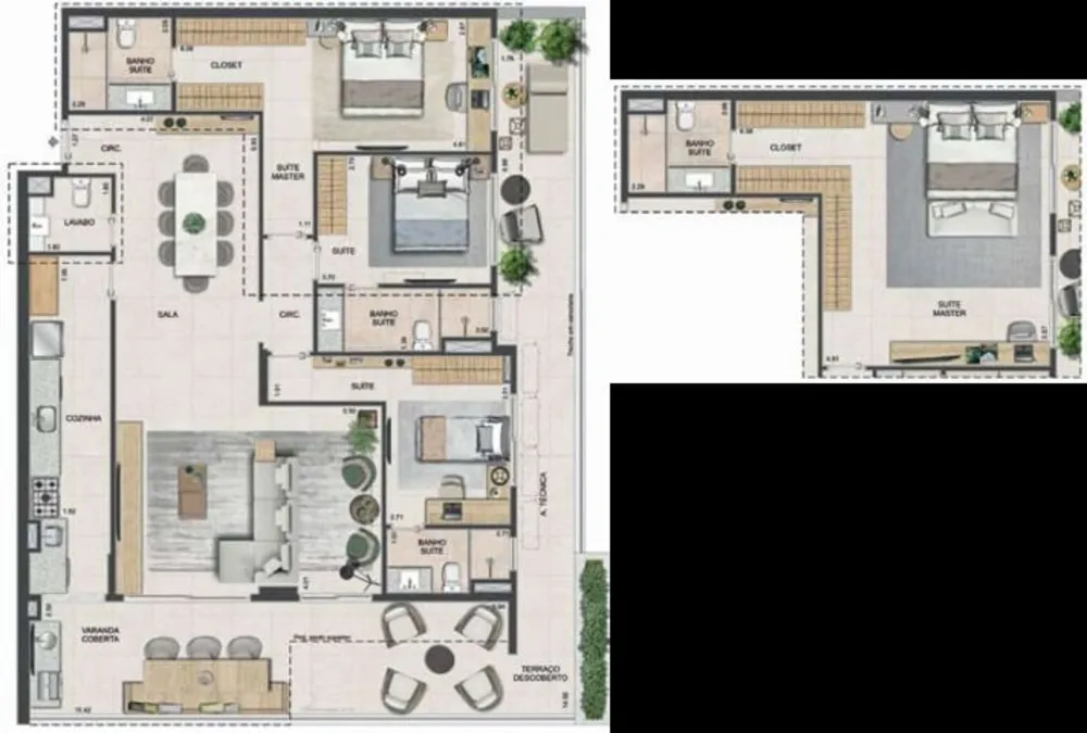 Apartamento, 2 quartos, 133 m² - Foto 29