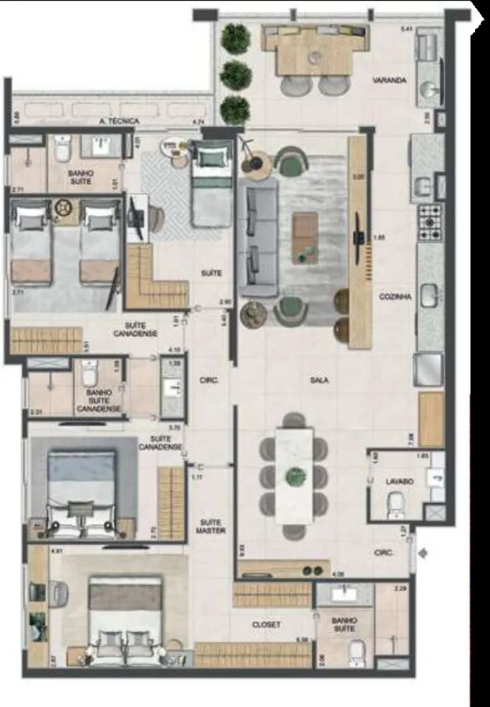 Apartamento, 2 quartos, 133 m² - Foto 24