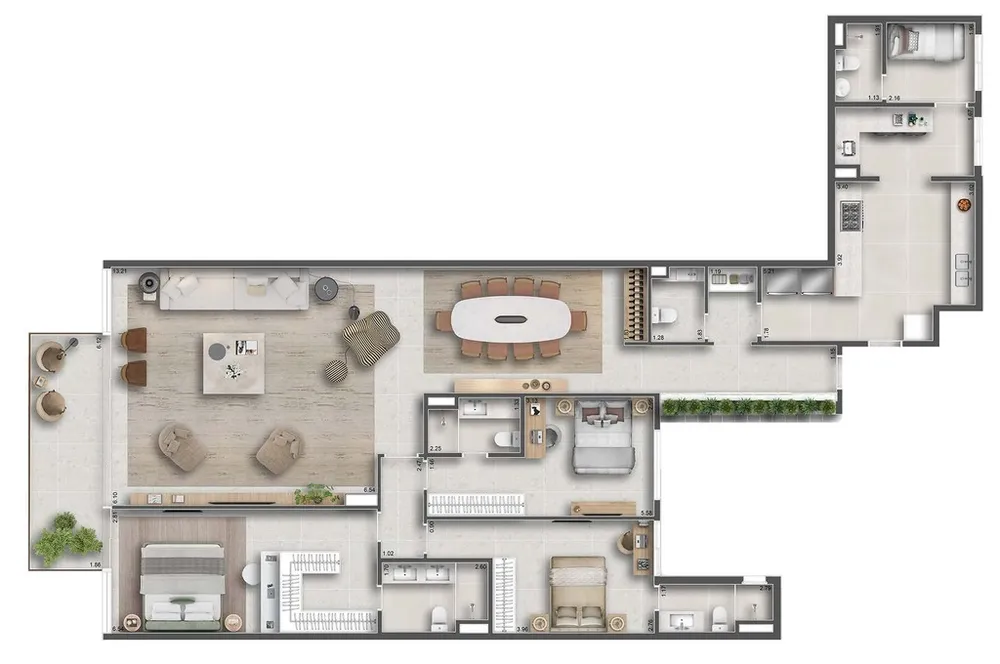 Apartamento, 3 quartos, 166 m² - Foto 25