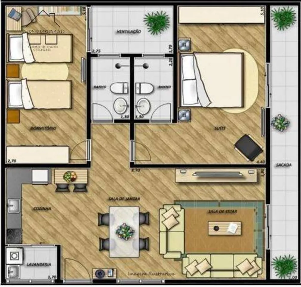 Apartamento, 3 quartos, 96 m² - Foto 16
