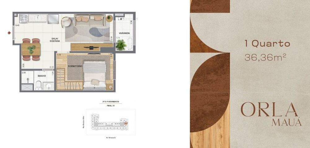 Apartamento, 1 quarto, 33 m² - Foto 5