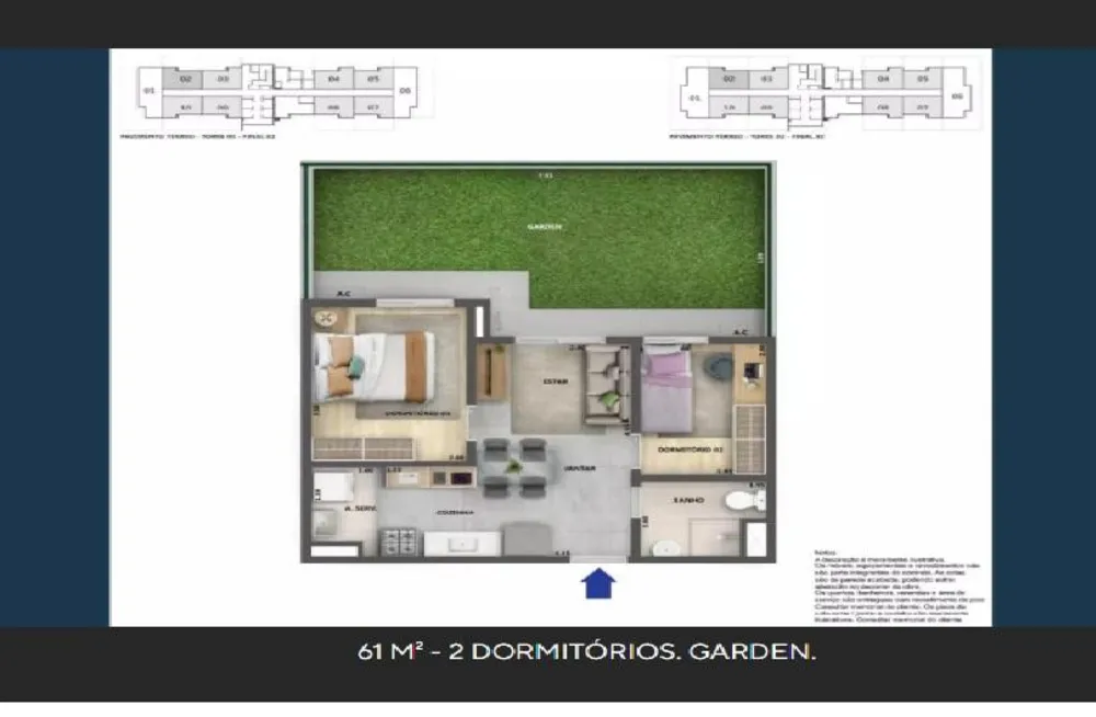 Apartamento, 2 quartos, 55 m² - Foto 19